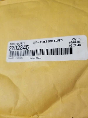 Polaris Atv Brake Line Retainer Kit 03-04 Predator 500 2202845 Nos Oem  - Image 1 of 2
