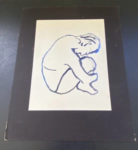 1st - 1977 M. Bigelow Man Art Print From John L. Volk,Palm Beach Florida Estate - Picture 1 of 8