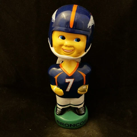 DENVER BRONCOS #7 VINTAGE LOOK BOY BOBBLEHEAD TWIN ENTERPRISE Cover