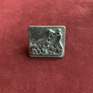 Vintage 1” Craftool Co USA Leather Tool No. 8223 Rainforest Frog Stamp L1 - Picture 1 of 4