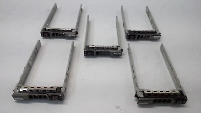 Lot of 5 - Dell 0NTPP3 08FKXC 2.5" HDD Tray Caddy For R730XD R930 T630 R7910 etc - Image 1 of 2