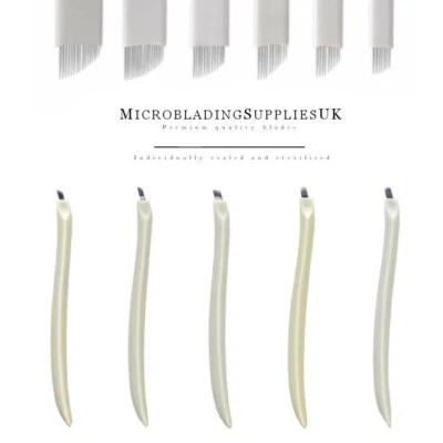 Microblading Blades Penna Monouso Microblade Ergonomiche Trucco Tatuaggio Sterile - Immagine 1 di 2