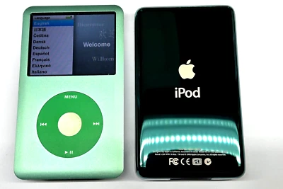 Apple IPOD CLASSIC 7th Generation 128GB SSD Mega Battery iflash quad Mint - Image 1 of 3