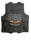 Harley-Davidson Men's Vest Biker Cafe Racer Motorcycle Genuine Cowhide Leather
