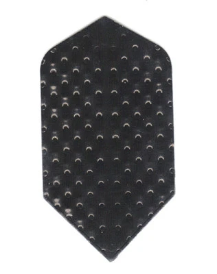 BEST Dart Flights- 1 Black Embossed Amerithon Slim Set