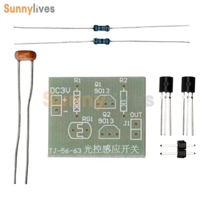 10pc Light-Control Sensor Switch Circuit DIY Kit For Electronic Trainning Module - Picture 1 of 14