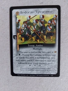 The Wheel Of Time CCG - Andoran Spearmen - Uncommon - Picture 1 of 2