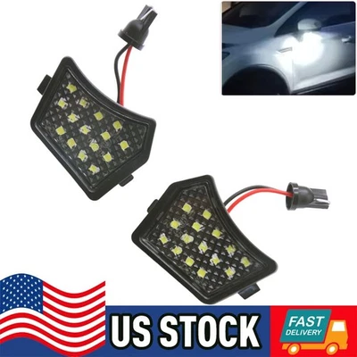 2Pcs For Jaguar XJ-Type 2010-2019/XF 2009-21 LED Under Side Mirror Puddle Lights - Изображение 1 из 4