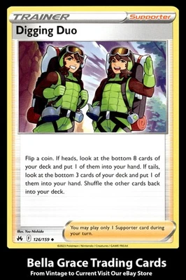 Digging Duo #126/159 Crown Zenith Pokemon Uncommon - Image 1 of 2