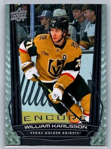 2025-26 Upper Deck Serie 1 #E-79 William Karlsson Encore Vegas Golden Knights - Imagen 1 de 2