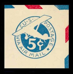 SCOTT #UC1 (Border e) VERY FINE MINT CUT SQUARE - Picture 1 of 2