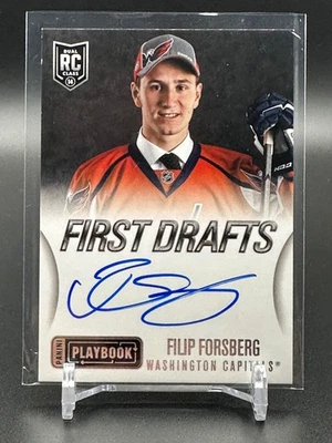 2013-14 Panini Playbook #FD-FF Filip Forsberg AU Washington Capitals - Image 1 of 2