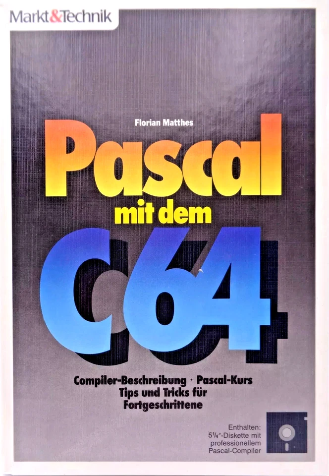 COMMODORE 64/128 -- PASCAL MIT DEM C64 (MARKT & TECHNIK - BUCH) #2DE - Bild 1 von 4