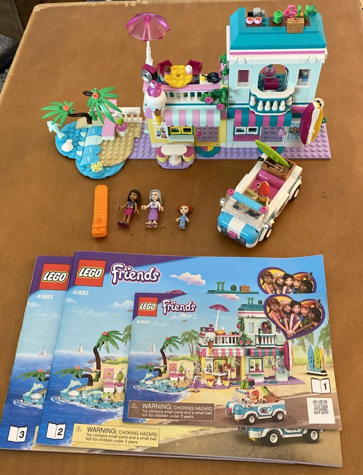 LEGO FRIENDS 41693 Surfer Beachfront - Complete - No Box - Image 1 of 4