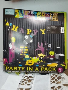 Halloween Decorations Activity Set Party In A Pack Opened Slightly - Picture 1 of 16