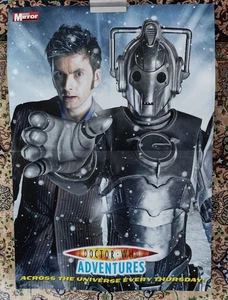 Daily Mirror Doctor Who Cybermand & David Tennant A2 Poster Year Planner 2009 - Imagen 1 de 3