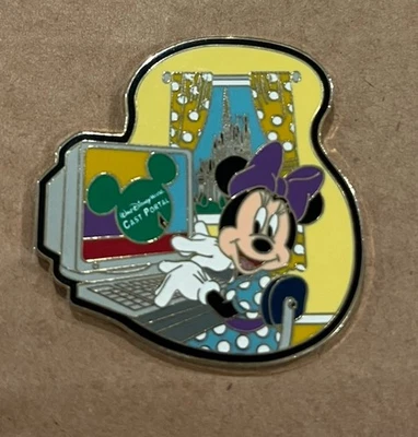 Prendedor comercial WDW Cast Portal Backstage Tour Disney Minnie Mouse 2003 Foto 1 de 3