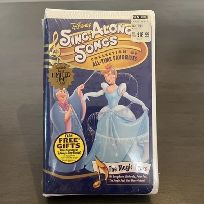 Disney Sing Along Songs Collection of All-Time Favorites The Magic Yr VHS Sealed - Image 1 of 4