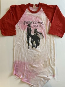 Vintage Fleetwood Mac Rumours Shirt 1977  3/4 Sleeve Small - Picture 1 of 8