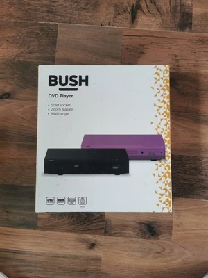 Bush Compact Black DVD Player CDV-94288 with Remote Boxed - Image 1 of 4