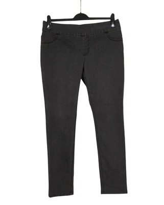 SO SLIMMING By CHICO'S Faded Black PULL-ON Mid-Rise SLIMMING LEG JEANS 2 (US-L) - Image 1 of 4