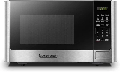 Horno Microondas Digital BLACK+DECKER con Puerta Giratoria Pulsador, Caja Fuerte Infantil Foto 1 de 4