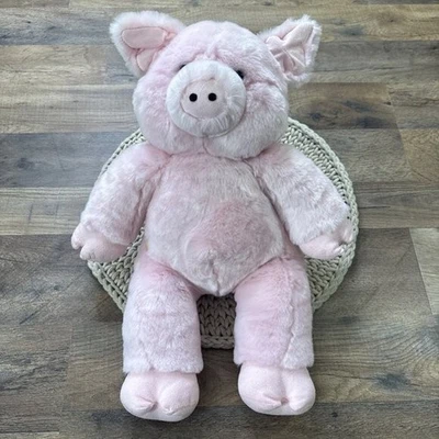 Peluche Build A Bear Pink Pig cola rizada 16" BABW Foto 1 de 4