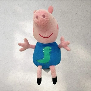 George Plush from Peppa Pig Brother 2024 Dinosaur Shirt 8” Stuffed Toy Doll - Picture 1 of 10