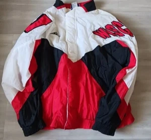 Giacca a vento Apex One uomo XL University Wisconsin Badgers full zip vintage - Foto 1 di 9