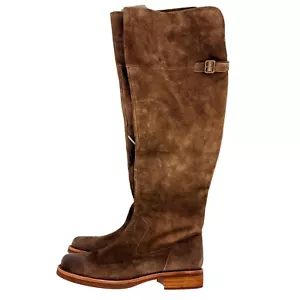 KORK-EASE Addison 6,5M Distressed Overknee Wildleder Reitstiefel rost tabakbraun - Bild 1 von 8