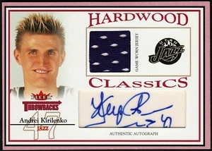 Andrei Kirilenko 2004-05 Fleer Throwbacks Hardwood Classics Jersey Auto /249 🔥 - Bild 1 von 2