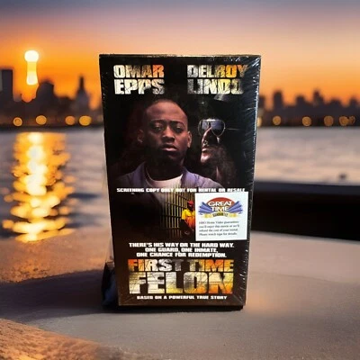 First Time Felon VHS Demo Promo Screener Sealed Omar Epps - Image 1 of 4