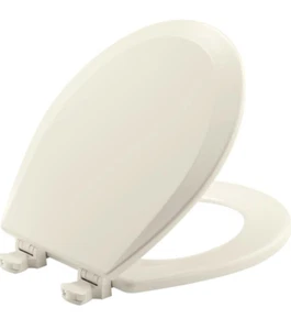 Church 540EC 346 Round, Durable Enameled Wood, Linen - Picture 1 of 7