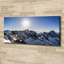 Leinwandbild Kunst-Druck 125x50 Bilder Landschaften Winter in Tatra