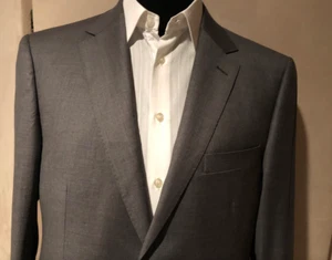 Suit 44 Reg Grey Cashmere / Wool NWT Designer Rick Pallack Sale / Retail $1,195 - Picture 1 of 12