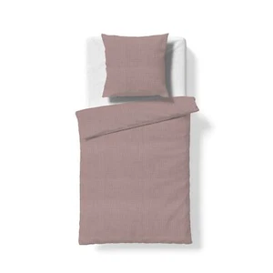 Biancheria da letto Fleuresse mussola 135 x 200 Faro malva rosa antico tinta unita 614446-4095 - Foto 1 di 3