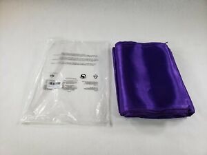 Lot Of 12 Pieces Purple Satin Table Runner 12" x 108" Birthday Party Decoration