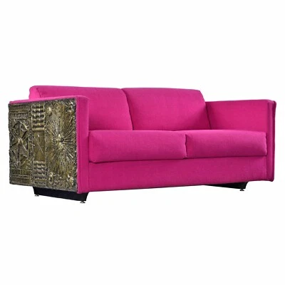 Adrian Pearsall оригинальный Brutalist розовый любовь сиденье диван со скульптурной смолы тела - Изображение 1 из 4