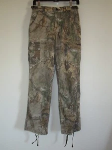 Cabela's Youth Cotton Blend Real Tree Camouflage Cargo Pants Size 14 - Picture 1 of 18