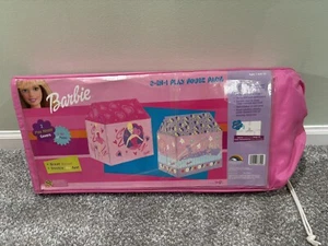 BARBIE Ballerina Vinyl Play House Tent 40"L x 30"W x 44"H by Ero NEW - Picture 1 of 3