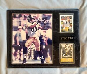 PITTSBURGH STEELERS HINES WARD SIGNED AUTOGRAPHED PHOTO PLAQUE, FREE SHIPPING!!!