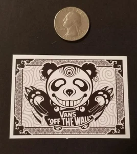 Vans Sticker *** Panda Sticker *** Skateboard Decal *** Shoe Sticker - Picture 1 of 1