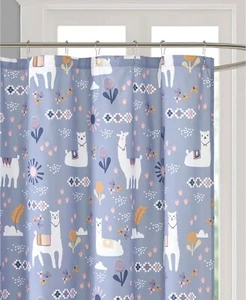 "Cortina de ducha Liam The Llama 72"" x 72" - Imagen 1 de 3