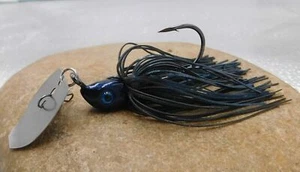 Plantilla Vibradora Swim Pro Bladed con Gancho Trokar Negro Azul Perla HIO114 - Imagen 1 de 3