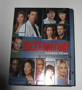 Grey's Anatomy - The Complete Third Season (DVD, 2007, 7-Disc Set, Seriously... - Picture 1 of 6