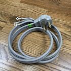 3-Wire/Prong Universal Electric Dryer Power Cord 5 Ft Gray Unbranded