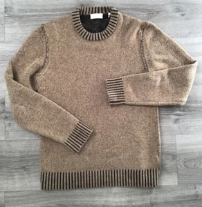 7 For All Mankind 100% Cashmere Crew Sweater - Beige - Size Small - Picture 1 of 9