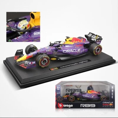 2023 F1 Max Verstappen RB19 Red Bull Las Vegas GP Diecast Car Model Driver 1:18 - Image 1 of 4