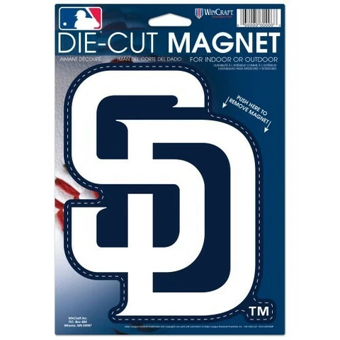 San Diego Padres Magnet Outdoor Rated Vinyl Auto Fridge MLB Baseball Logo Team Cover