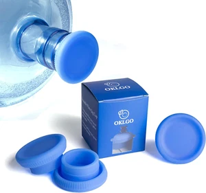 3 & 5 Gallon Water Jug Caps Reusable - Non-Spill 55Mm Water Bottle Caps,Silicone - Picture 1 of 12